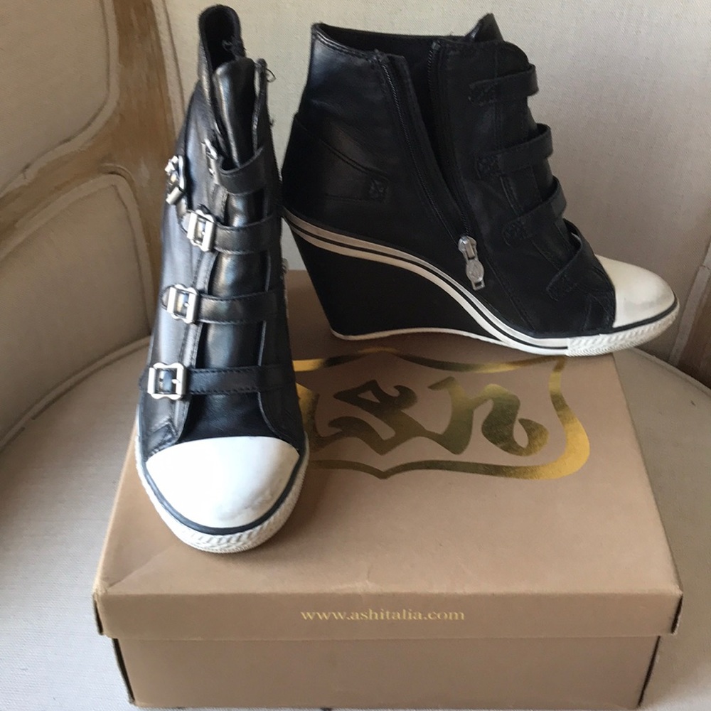 Wedge sneakers black ASN